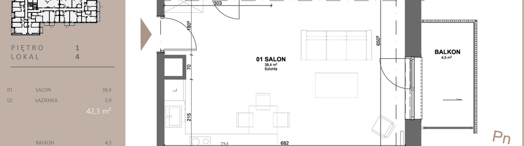 Mieszkanie w inwestycji: BETWEEN
