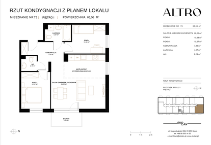 Mieszkanie w inwestycji: Altro A2/1