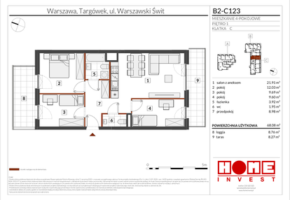 Mieszkanie w inwestycji: Warszawski Świt etap IX