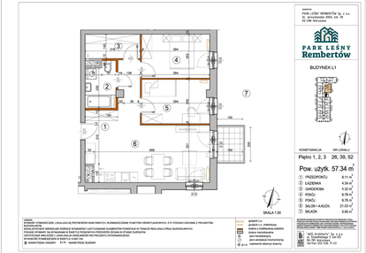 Mieszkanie w inwestycji: Park Leśny Rembertów etap IX