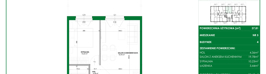 Mieszkanie w inwestycji: Osiedle Polna bud. 4