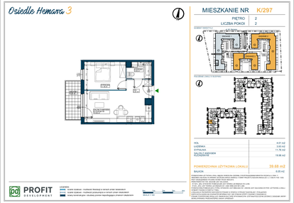 Mieszkanie w inwestycji: Osiedle Hemara - etap III bud. 2 i 3