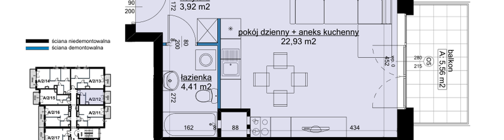 Mieszkanie w inwestycji: Osiedle Hawelańska etap III - bud. A
