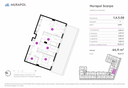 Mieszkanie w inwestycji: Murapol Scarpa