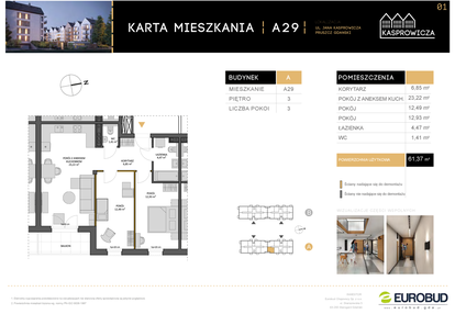 Mieszkanie w inwestycji: Osiedle Kasprowicza