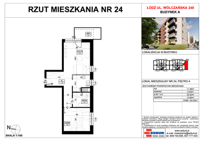 Mieszkanie w inwestycji: Wólczańska 248 - etap II