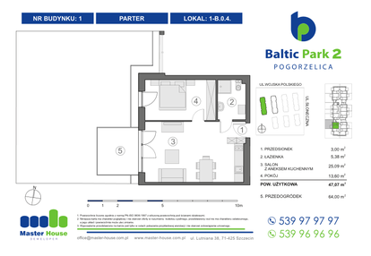 Mieszkanie w inwestycji: Baltic Park 2 Pogorzelica bud. 1 i 2