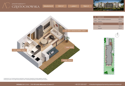 Mieszkanie w inwestycji: Apartamenty Częstochowska