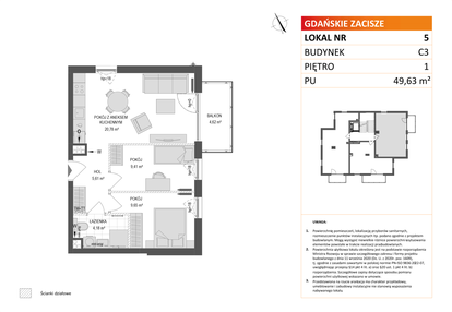 Mieszkanie w inwestycji: Gdańskie Zacisze
