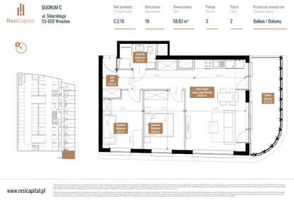 Mieszkanie w inwestycji: Quorum Apartments