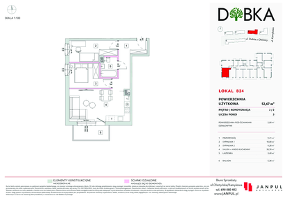 Mieszkanie w inwestycji: Dobka