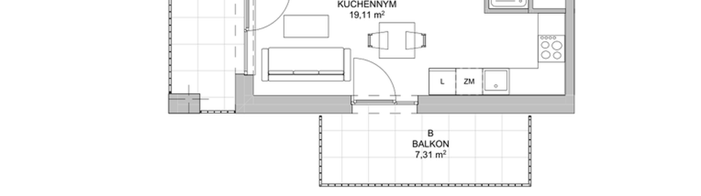 Mieszkanie w inwestycji: Francuska Park VIIIA