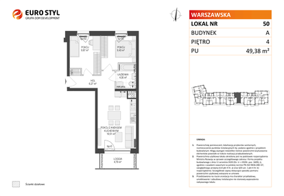 Mieszkanie w inwestycji: Osiedle Warszawska etap IV