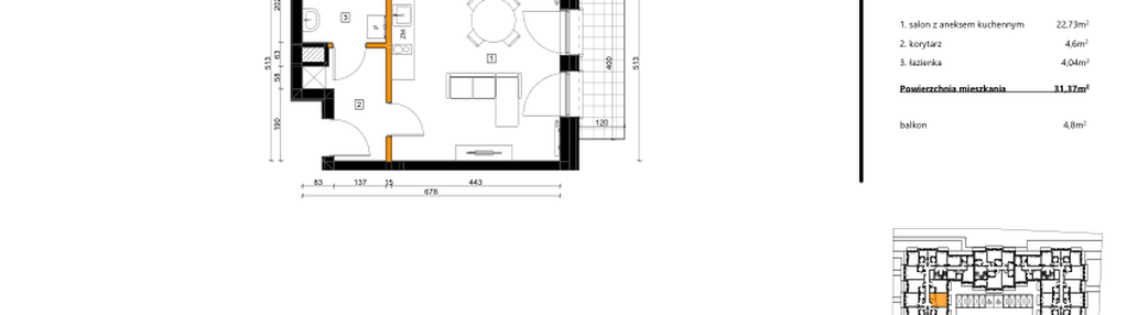 Mieszkanie w inwestycji: SPOT