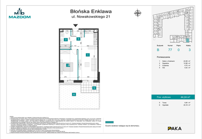 Mieszkanie w inwestycji: Błońska Enklawa