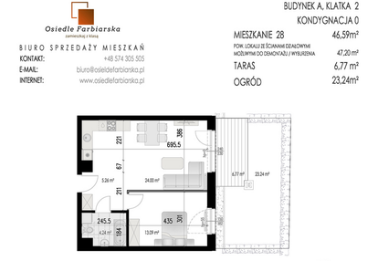 Mieszkanie w inwestycji: Osiedle Farbiarska