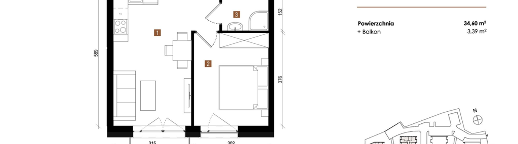 Mieszkanie w inwestycji: Apartamenty Sudetia