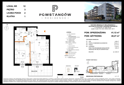 Mieszkanie w inwestycji: Powstańców Residence
