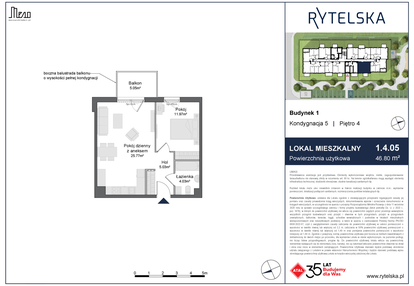 Mieszkanie w inwestycji: Rytelska