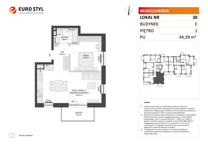 Mieszkanie w inwestycji: Osiedle Warszawska