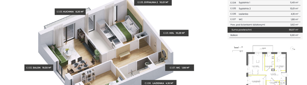 Mieszkanie w inwestycji: Dobry Poranek