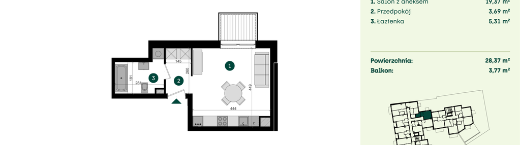 Mieszkanie w inwestycji: Pogonowskiego 52