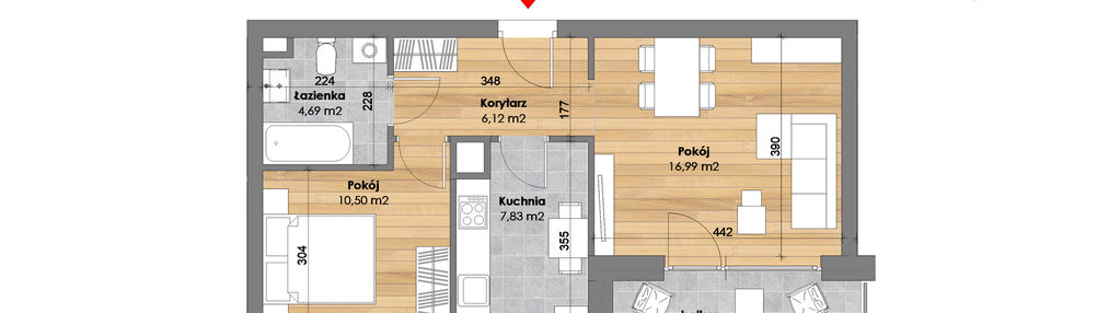 Mieszkanie w inwestycji: Przy Kochanowskiego