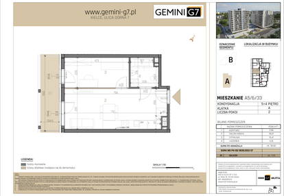 Mieszkanie w inwestycji: GEMINI G-7