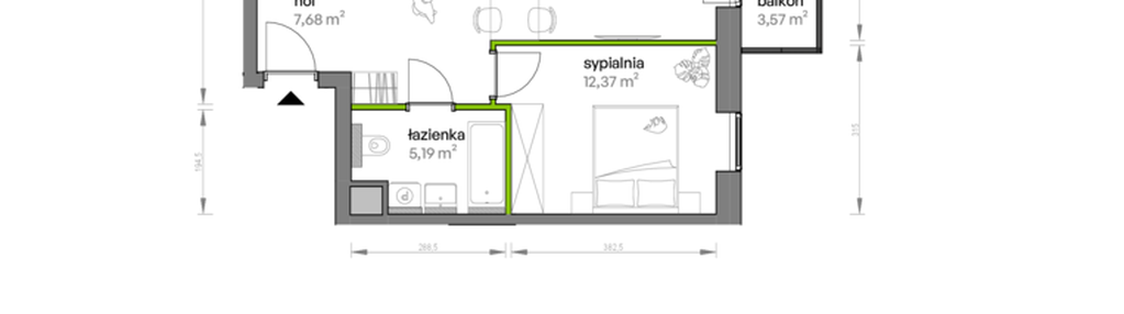 Mieszkanie w inwestycji: Ptasia Vita