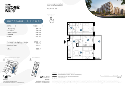 Mieszkanie w inwestycji: Nowe Promenady etap II