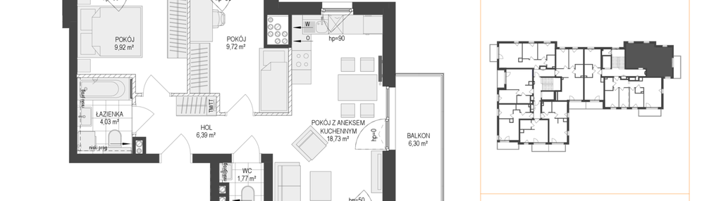 Mieszkanie w inwestycji: Osiedle Warszawska etap III