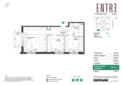 Mieszkanie w inwestycji: Entre