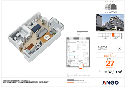 Mieszkanie w inwestycji: Osiedle Bulwar bud. 4