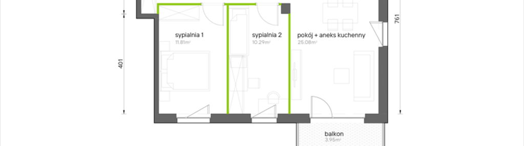 Mieszkanie w inwestycji: Aroniowa Vita
