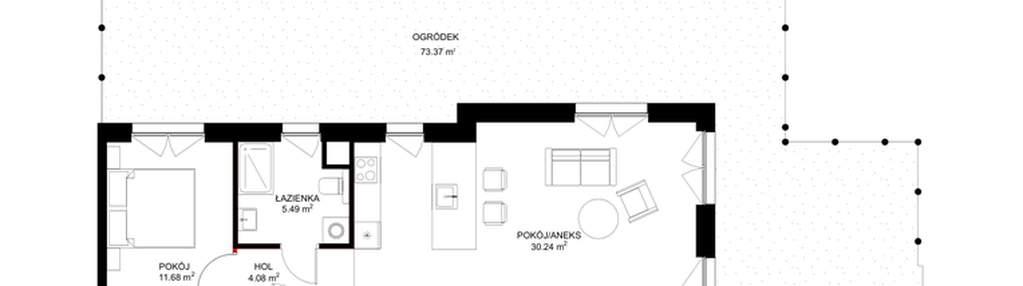 Mieszkanie w inwestycji: INSPIRE ETAP V – bud. F, G