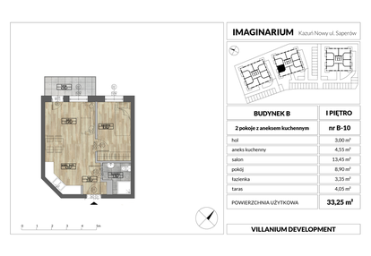 Mieszkanie w inwestycji: Imaginarium Kazuń Nowy - bud. B