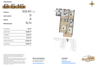 Mieszkanie w inwestycji: City Łobzów