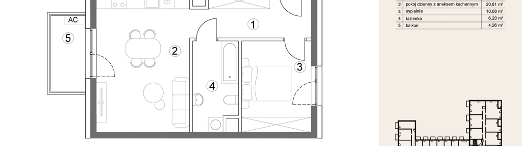 Mieszkanie w inwestycji: Waterlane Vibe