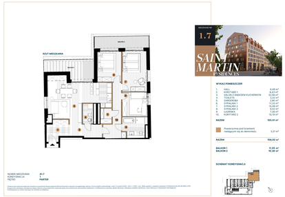 Mieszkanie w inwestycji: Saint Martin Residences etap II