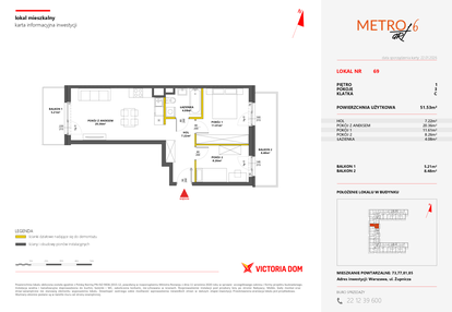 Mieszkanie w inwestycji: Metro Art 6