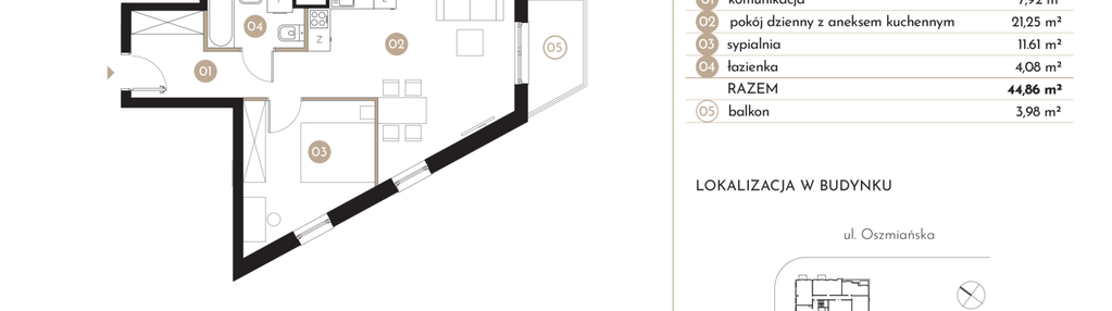 Mieszkanie w inwestycji: Moja Oszmiańska