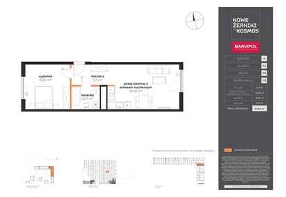 Mieszkanie w inwestycji: Nowe Żerniki to KOSMOS