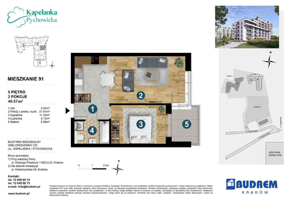Mieszkanie w inwestycji: Kapelanka - Pychowicka - budynek CD
