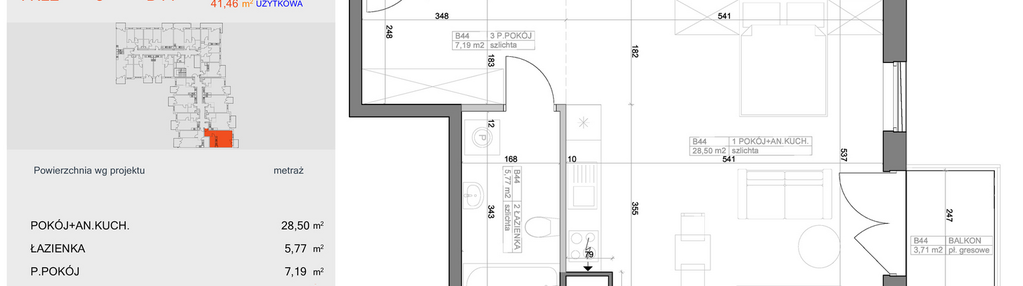 Mieszkanie w inwestycji: Industria etap I-B