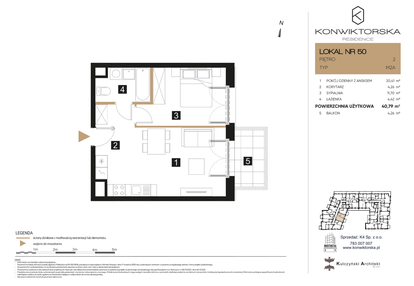 Mieszkanie w inwestycji: Konwiktorska Residence