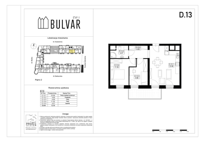 Mieszkanie w inwestycji: Bulvar etap II