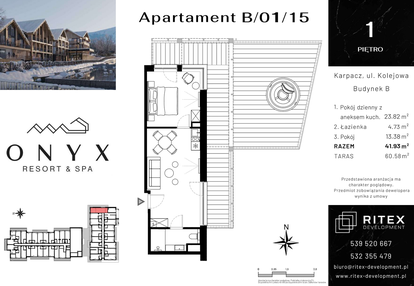 Mieszkanie w inwestycji: Onyx Resort & Spa