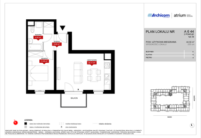 Mieszkanie w inwestycji: Atrium - Nowy Szczepin