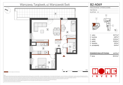 Mieszkanie w inwestycji: Warszawski Świt etap IX