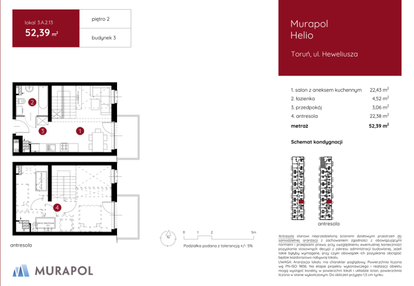 Mieszkanie w inwestycji: Murapol Helio